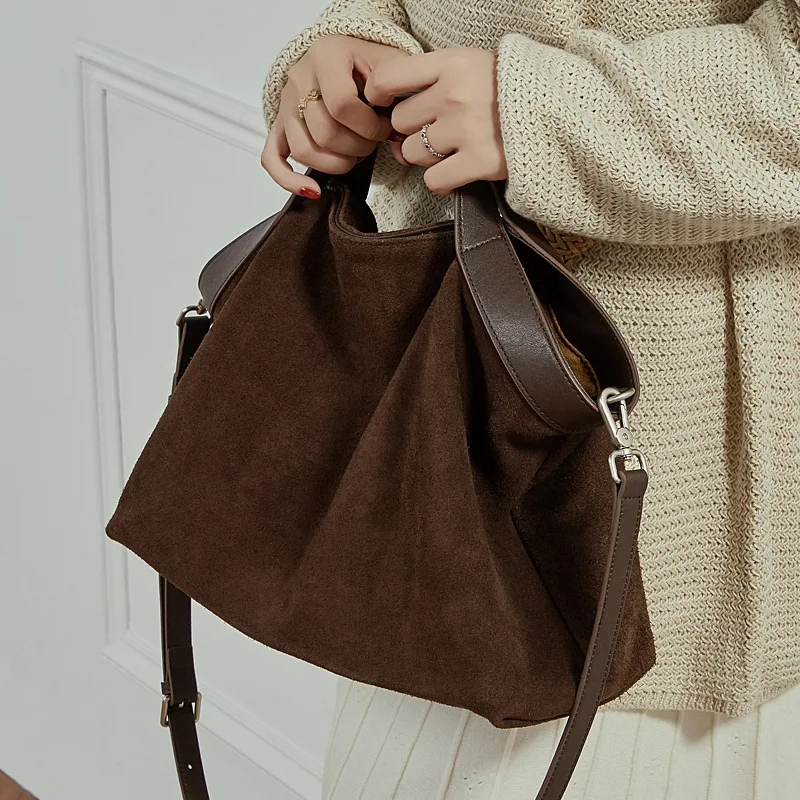 Genuine leather women Handbags Large Capacity female Shoulder Crossbody Bag Fashion Cowhide commuting big totes bolsas - Image 3