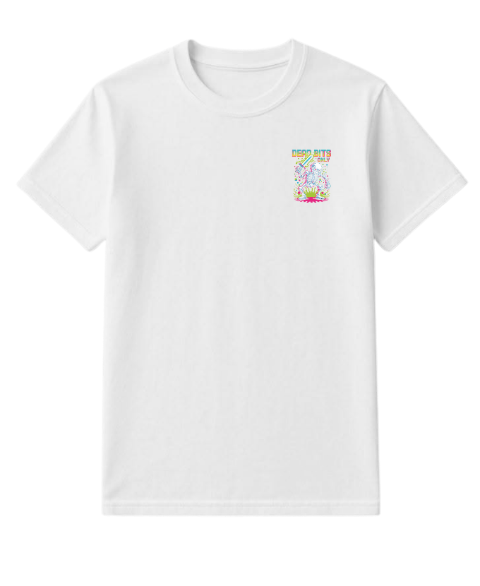 Dead Bits Only Skeleton Gamer Artwork T-Shirt