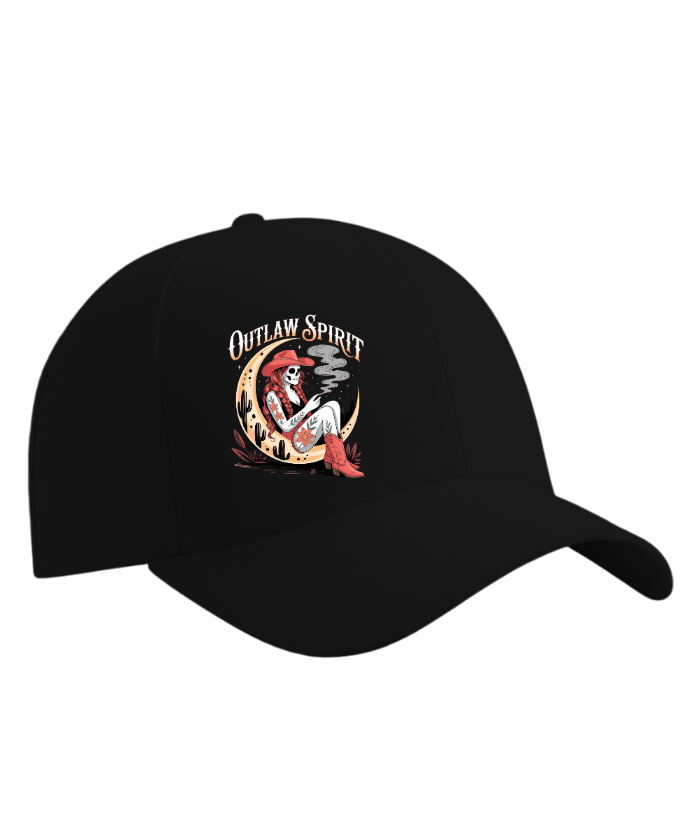 Outlaw Spirit Cowgirl Skeleton Western Style Hat