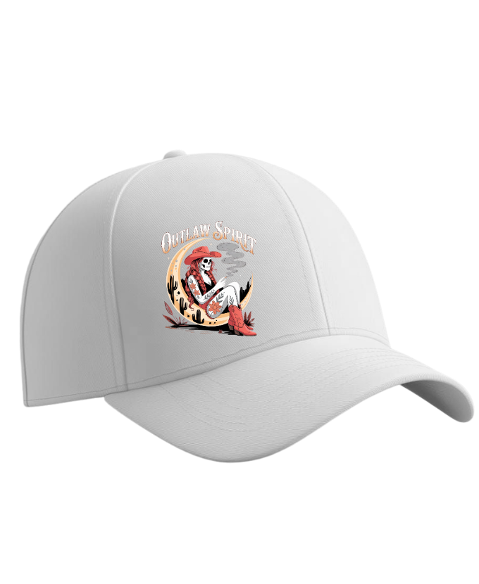 Outlaw Spirit Cowgirl Skeleton Western Style Hat - Image 3