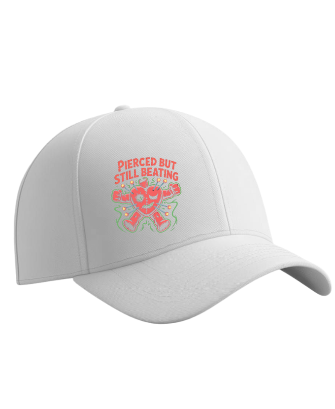 Pierced But Still Beating Heart Graphic Hat - Image 3
