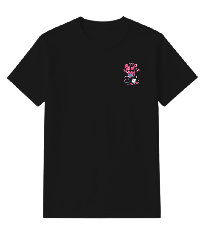 Respect The Drip Cool Cartoon Character T-Shirt - Image 3