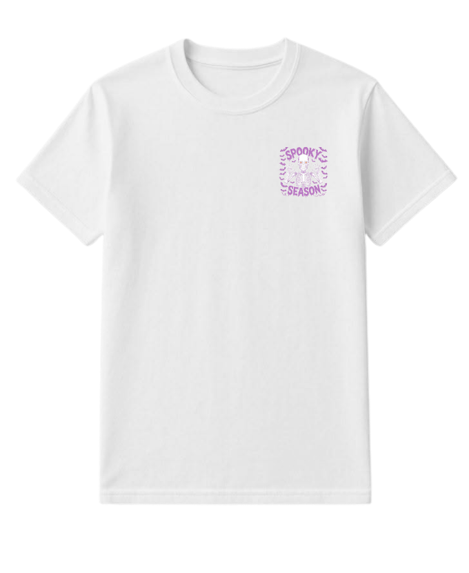 Spooky Season Skeleton Halloween Artwork T-Shirt