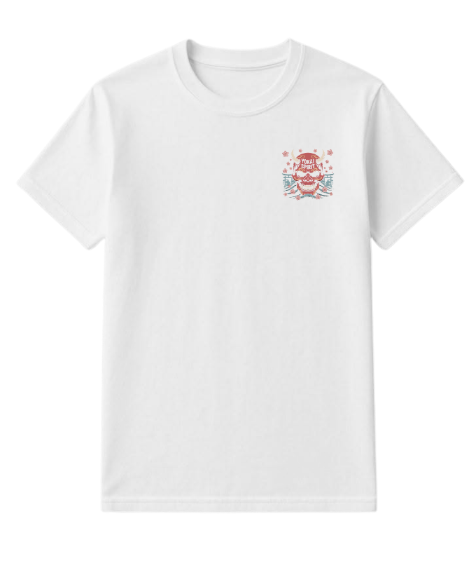 Yokai Spirit Red Demon Mask Japanese Style T-Shirt